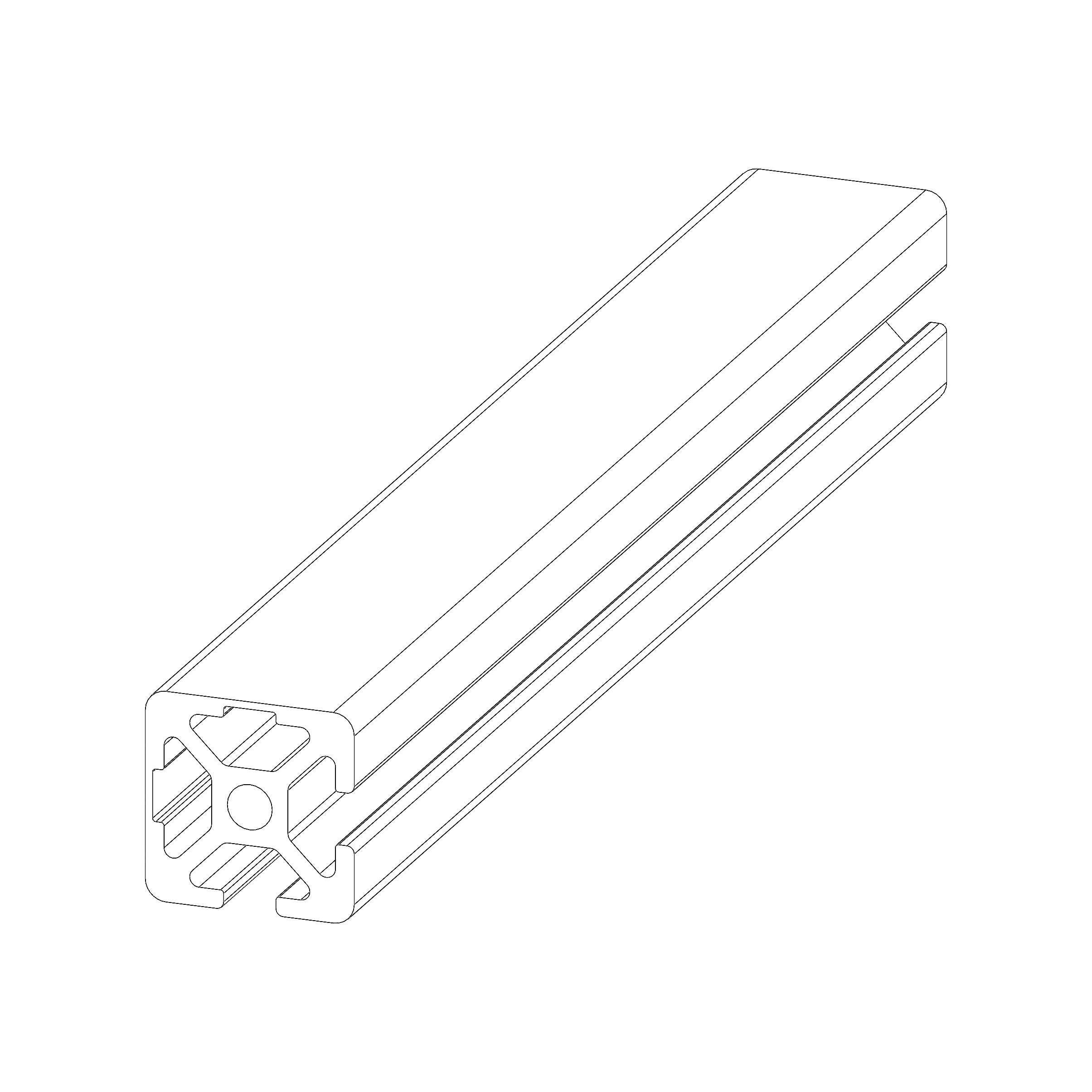 Profil A5 20x20 2N 90°