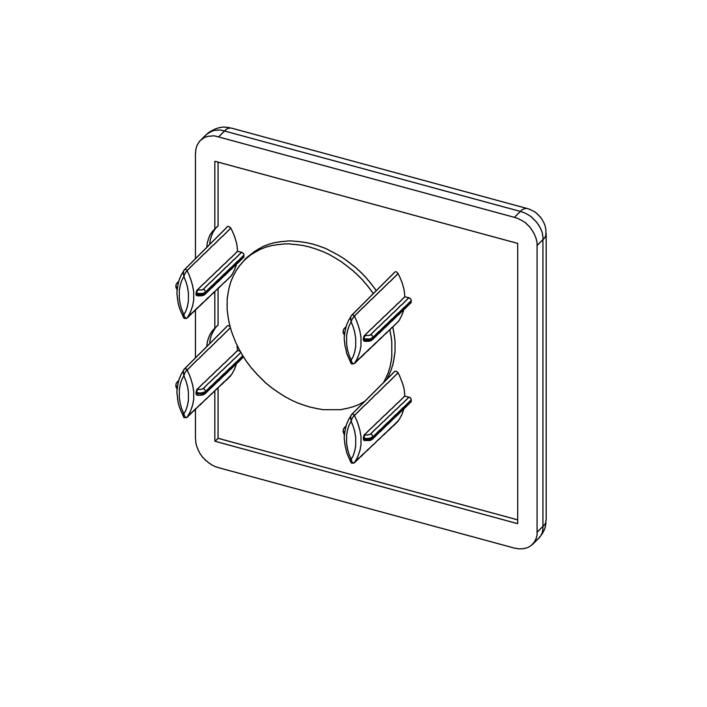 Abdeckkappe A8 30x30 WG40