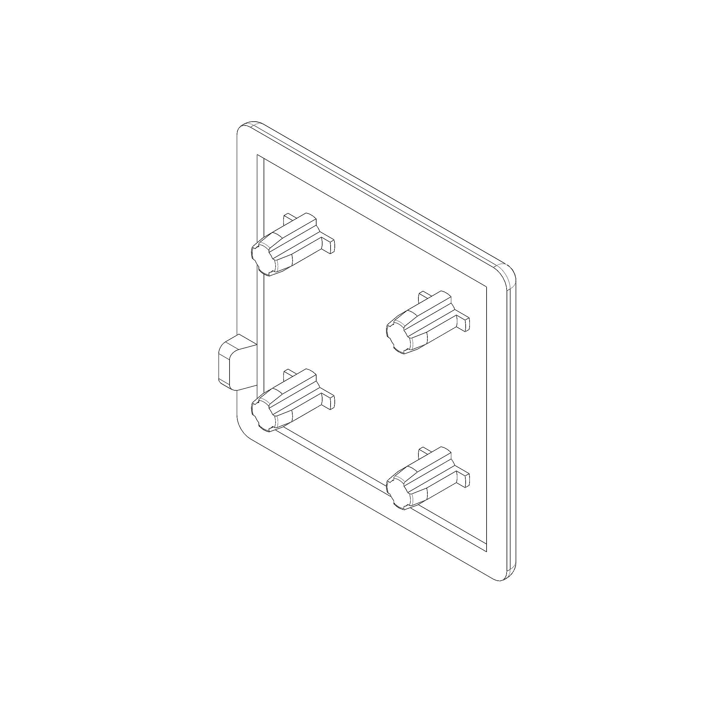 Abdeckkappe A5 40x40