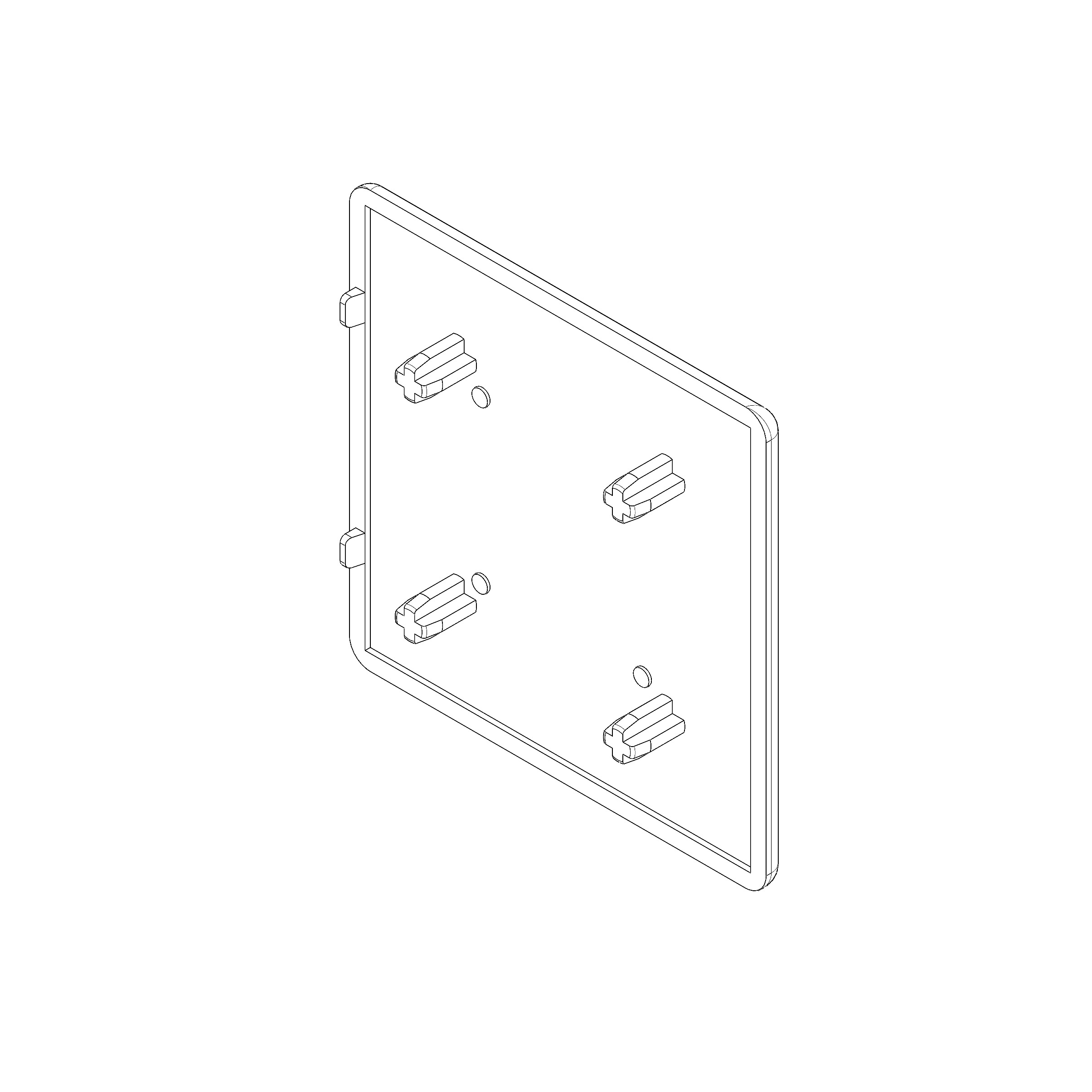Abdeckkappe A8 80x80
